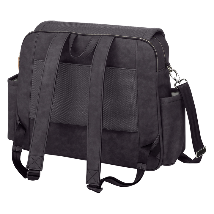 Boxy Backpack Deluxe Diaper Bag in Carbon Cable Stitch