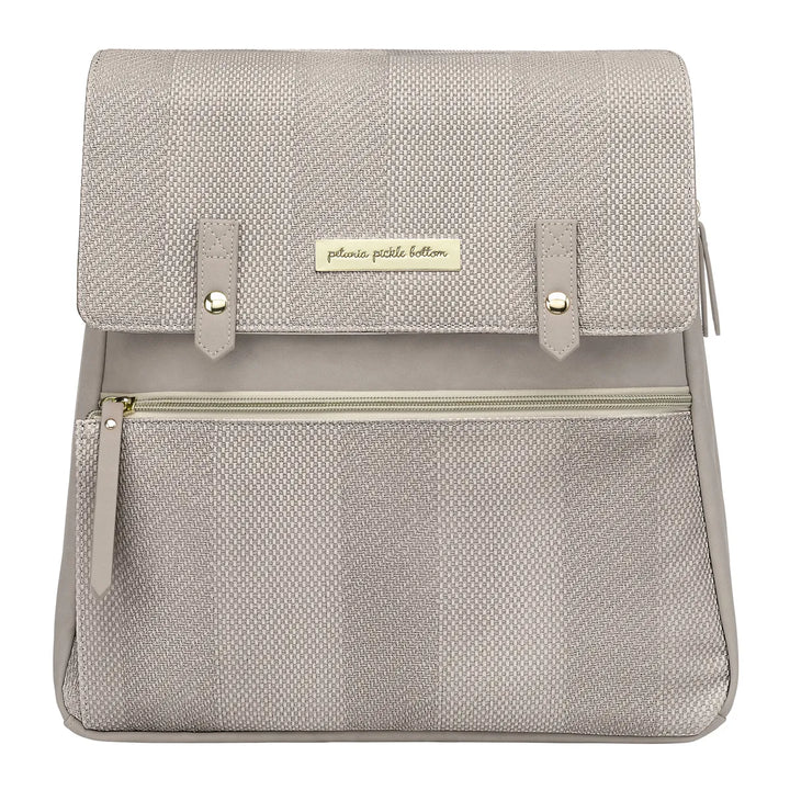Meta Backpack Diaper Bag in Sand Cable Stitch