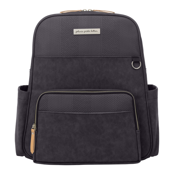 Sync Backpack Diaper Bag in Carbon Cable Stitch