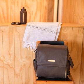 Boxy Backpack - Saddle