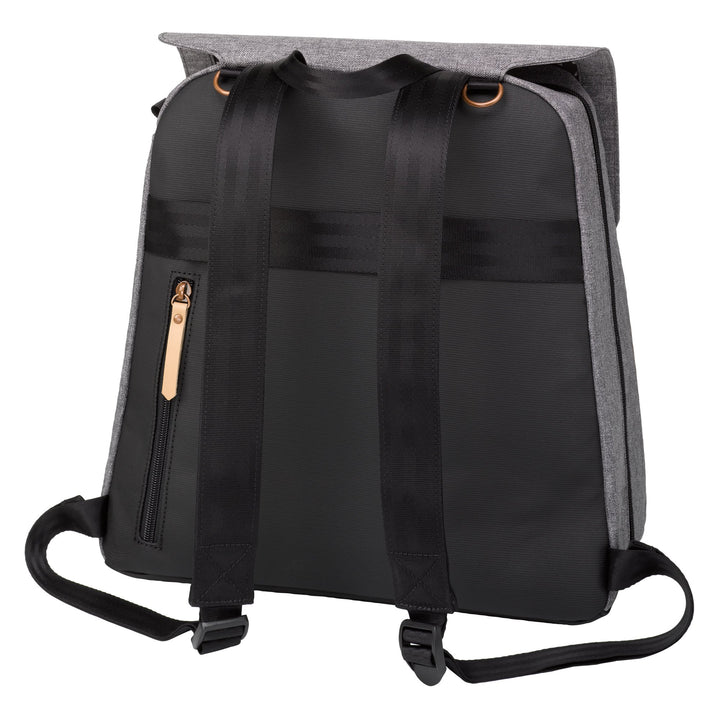 Meta Backpack in Graphite/Black-Diaper Bags-Petunia Pickle Bottom
