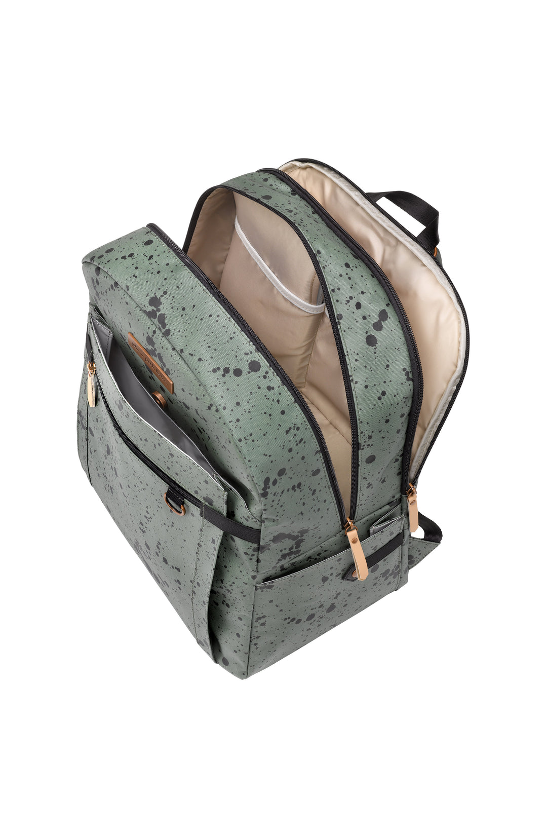 2-in-1 Provisions Backpack - Olive Ink Blot